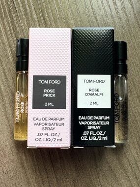 Tom Ford Rose D’Amalfi & Tom Ford Rose Prick Eau de Parfum ~ 2 ML each
